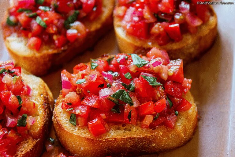 Tomato Basil Bruschetta