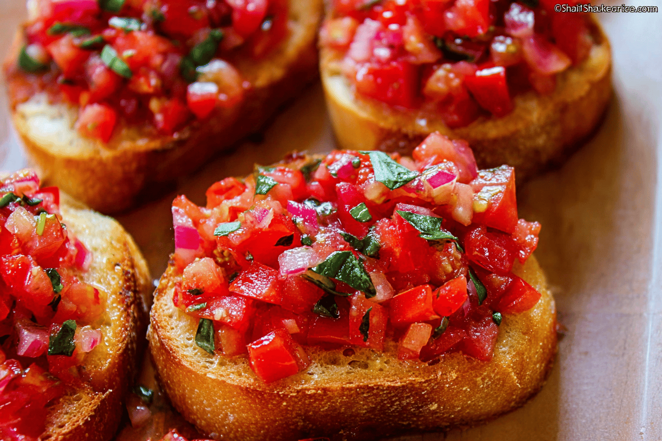 Tomato Basil Bruschetta
