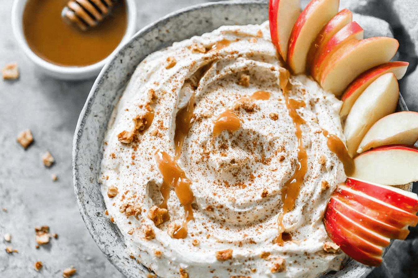 Whipped Caramel Apple Dip