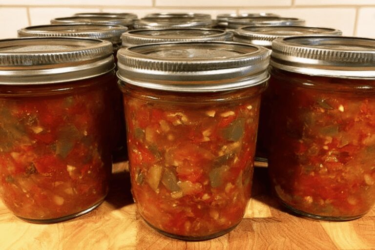 Zesty Salsa Canning Recipe