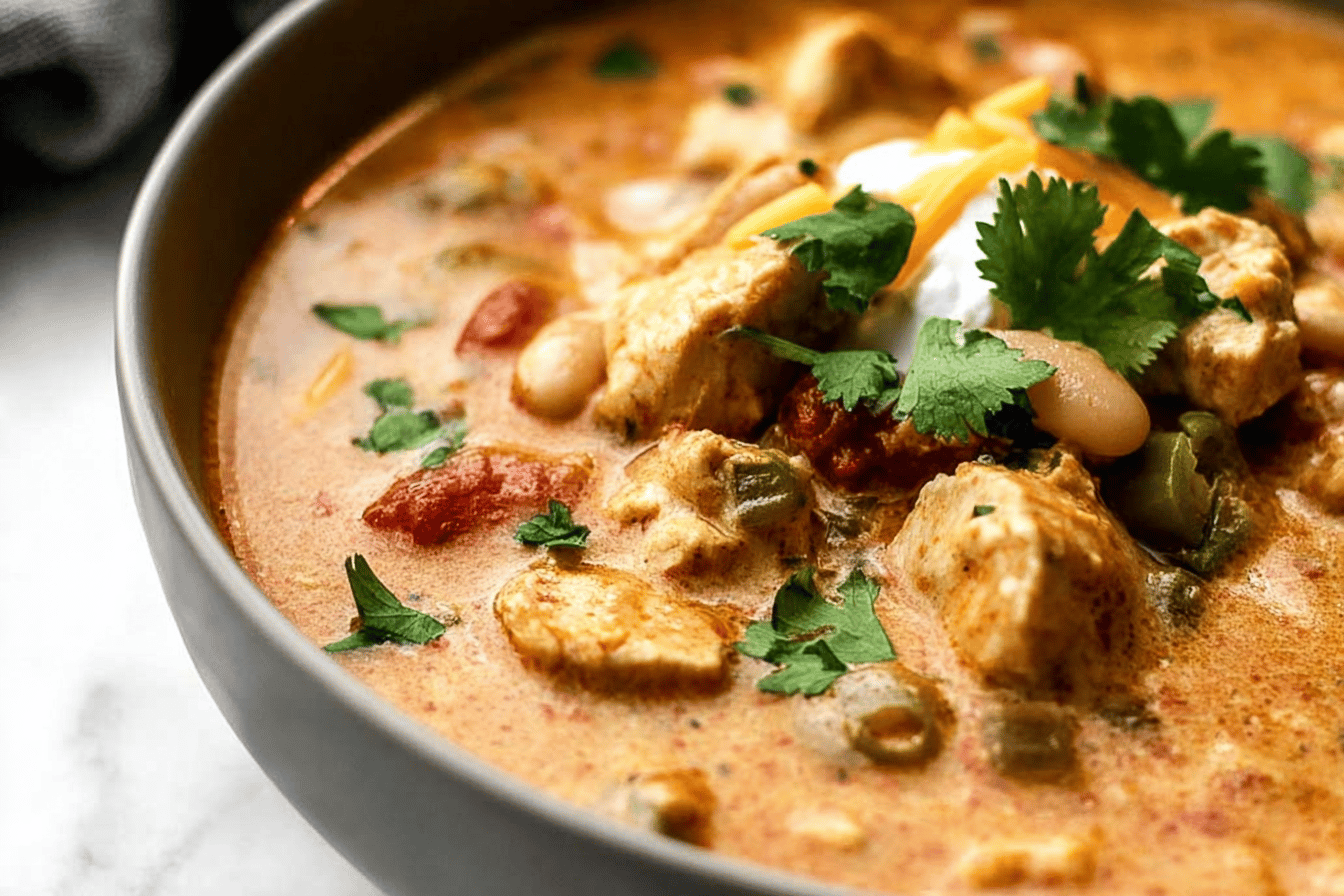 Cajun White Chicken Chili