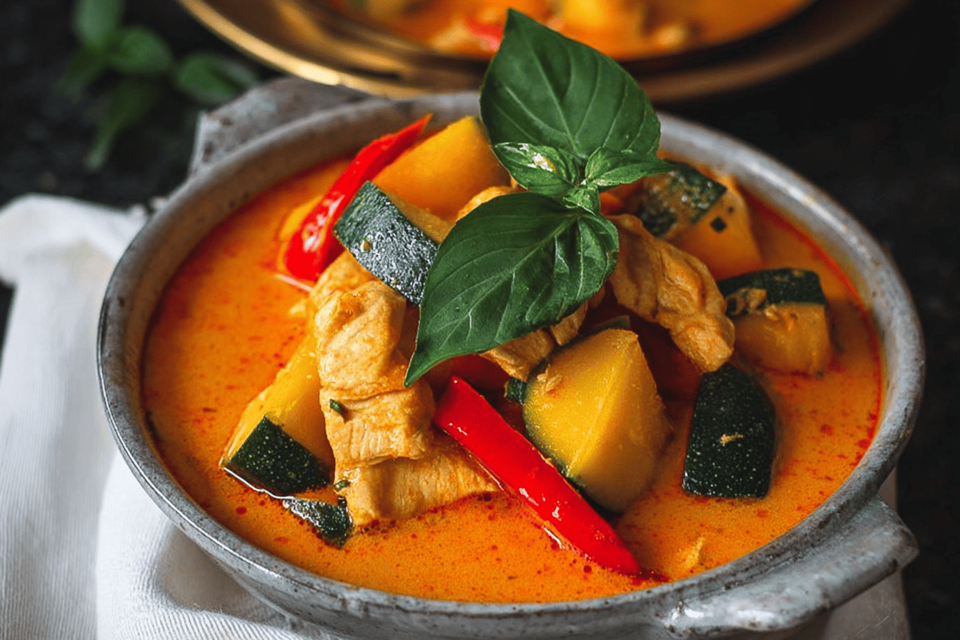Red Thai Curry with Chicken