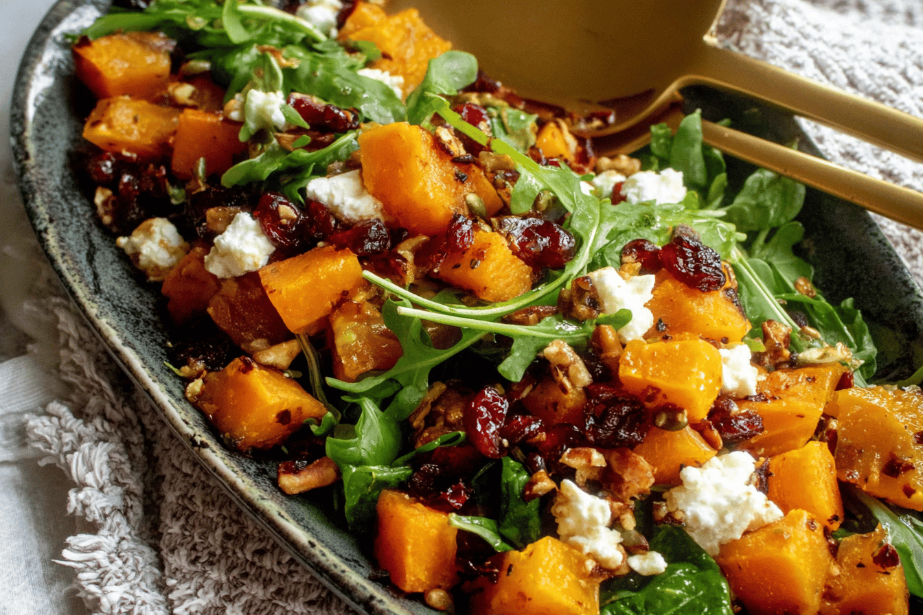 Butternut Squash Feta Salad