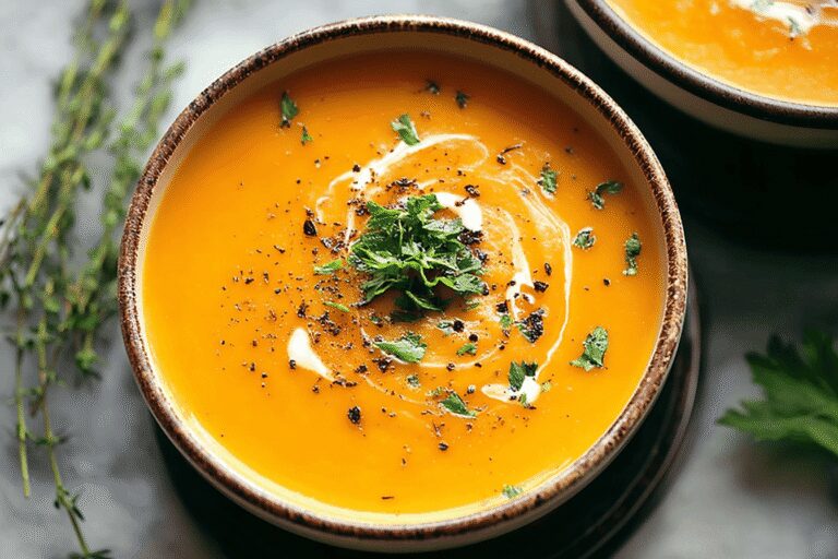 Butternut Squash Sweet Potato Soup