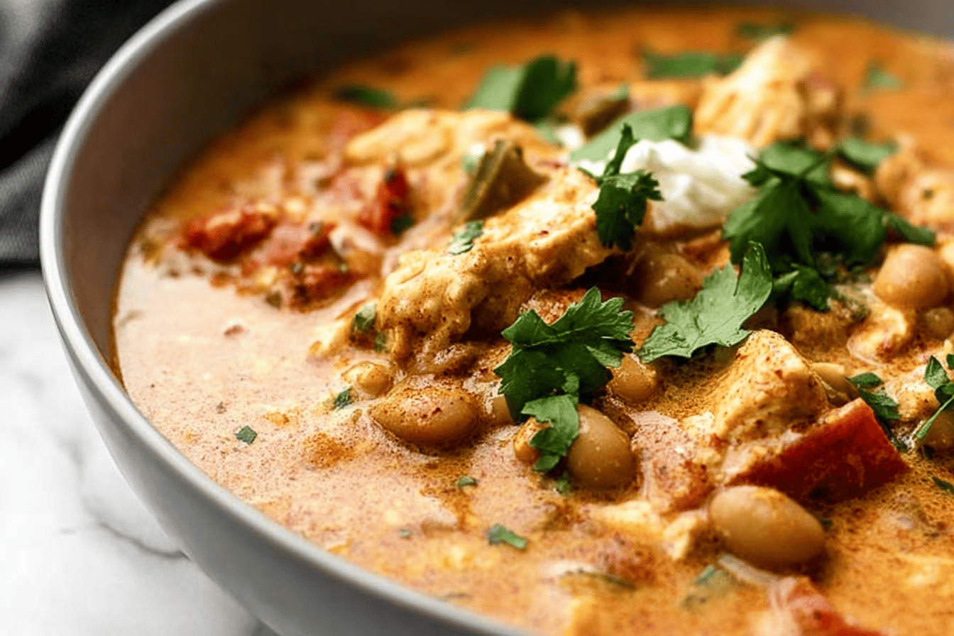 Cajun White Chicken Chili