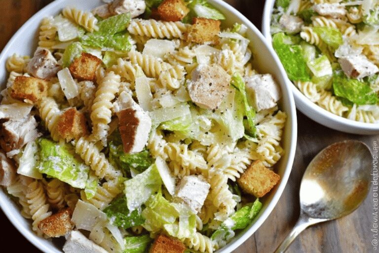 Chicken Caesar Pasta Salad