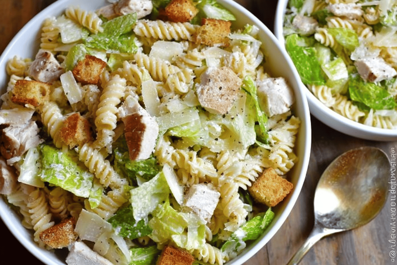 Chicken Caesar Pasta Salad