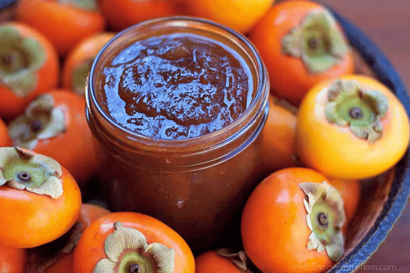 Clean Eating Persimmon Jam