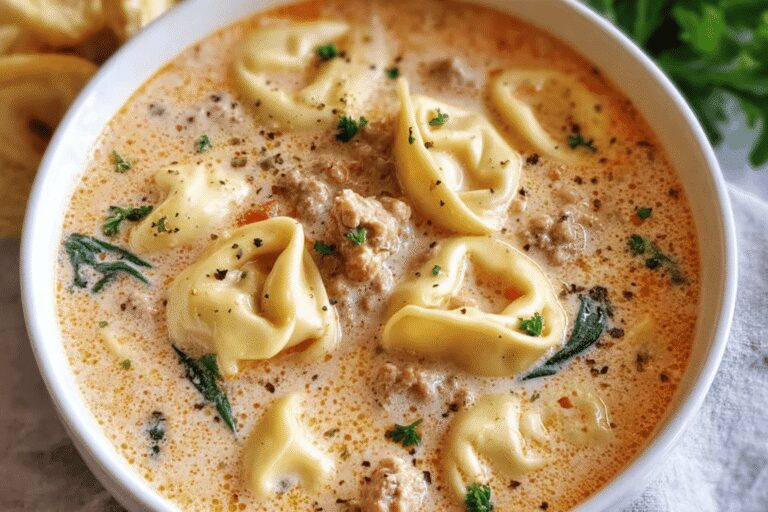 Creamy Tortellini Soup
