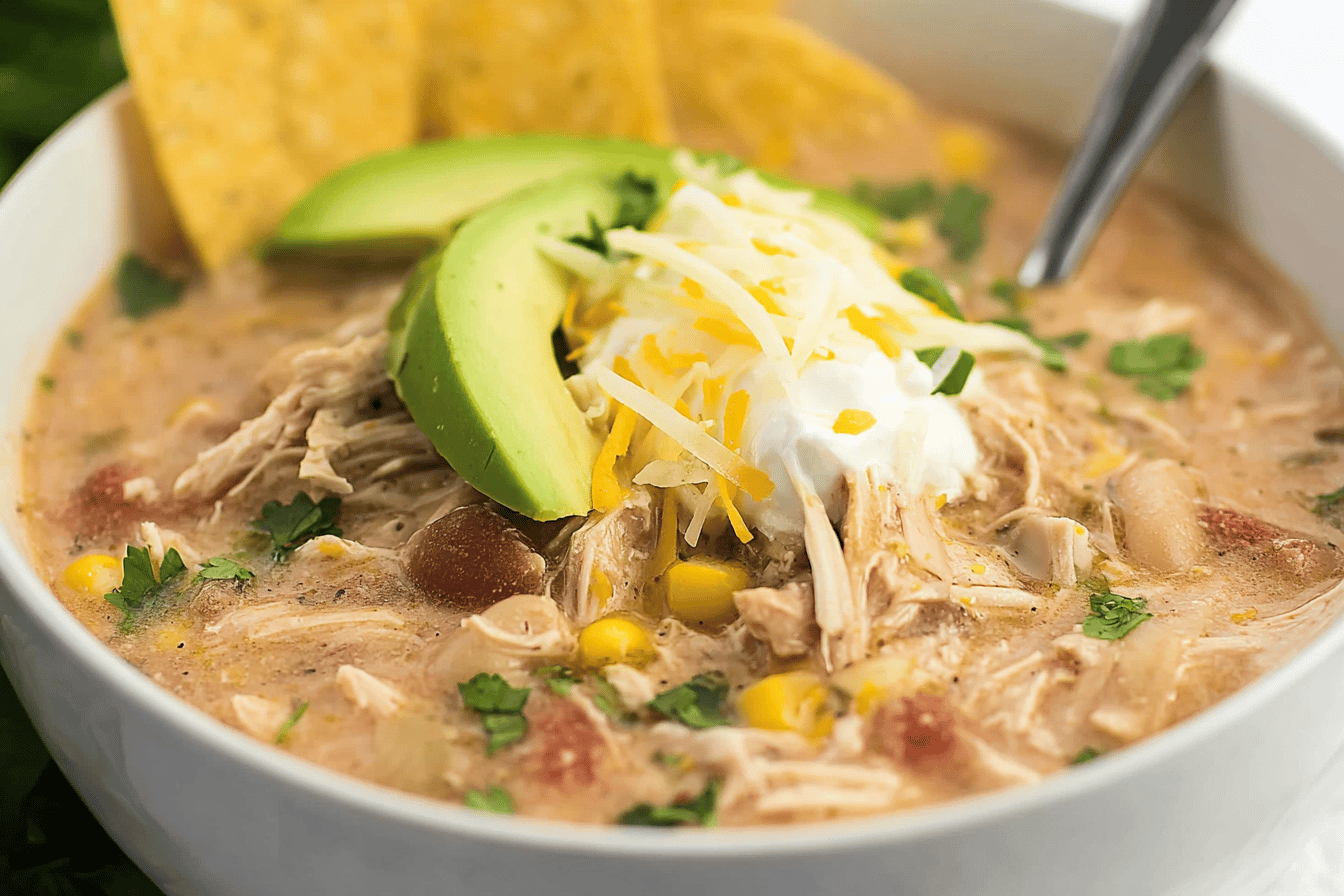Crockpot White Chicken Chili