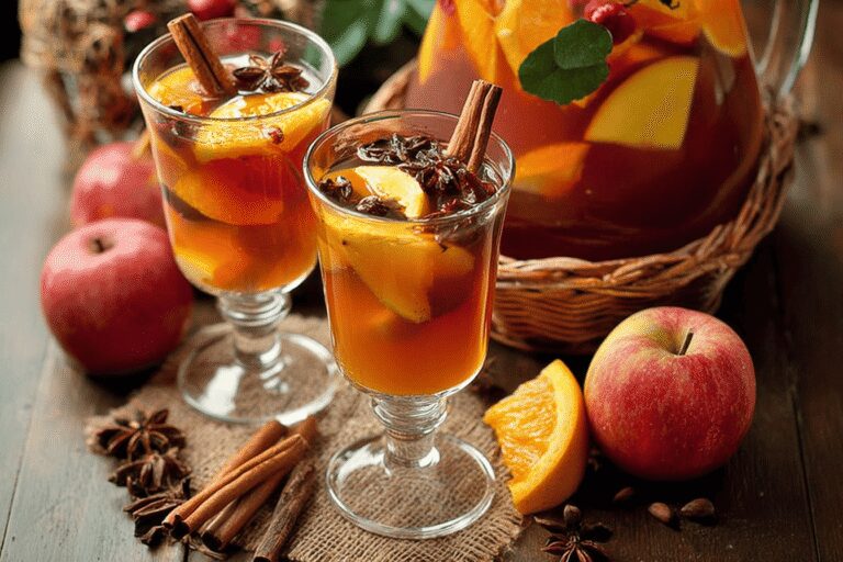 Fall Apple Cider Sangria