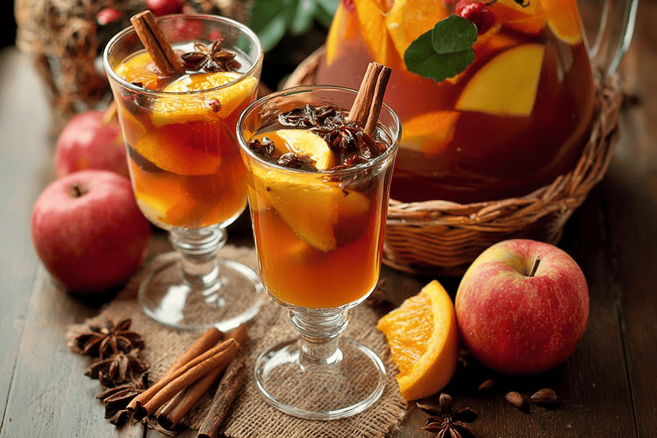 Fall Apple Cider Sangria