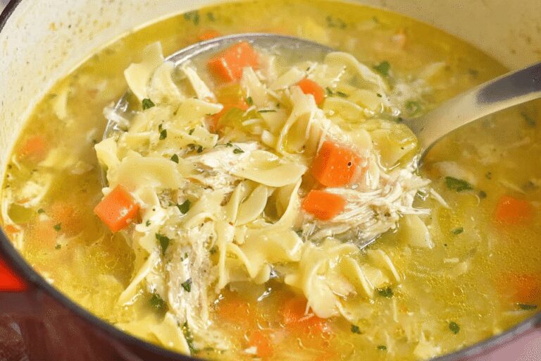 Homemade Chicken Noodle Soup
