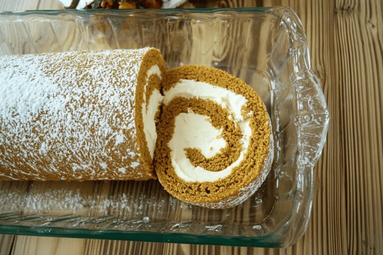 Homemade Pumpkin Cake Roll