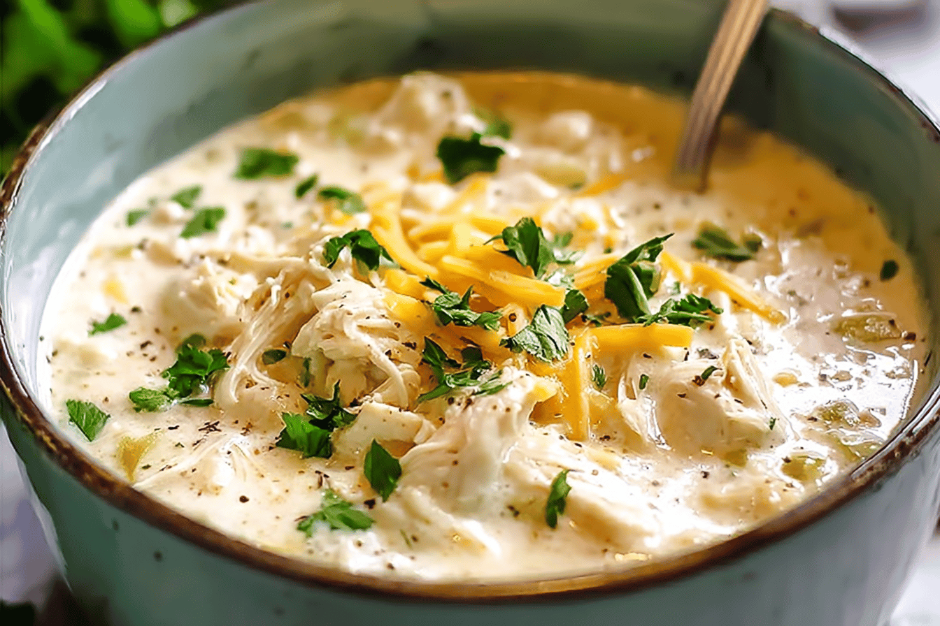 Keto White Chicken Chili