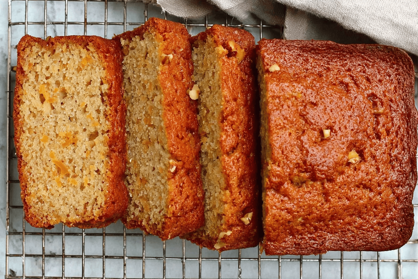 Persimmon Bread with Coconut Oil