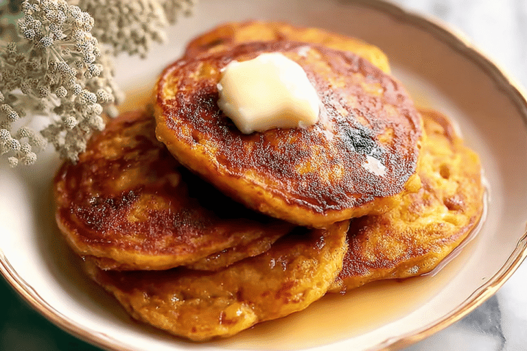 Pumpkin Banana Pancakes Recipe