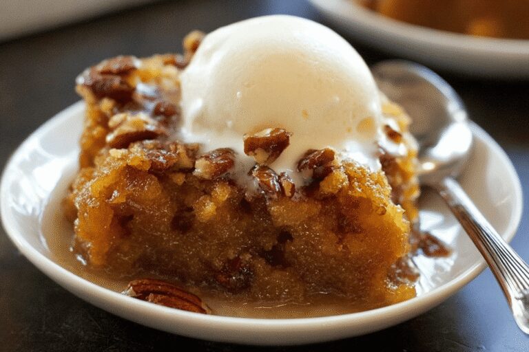 Pumpkin Pecan Cobbler