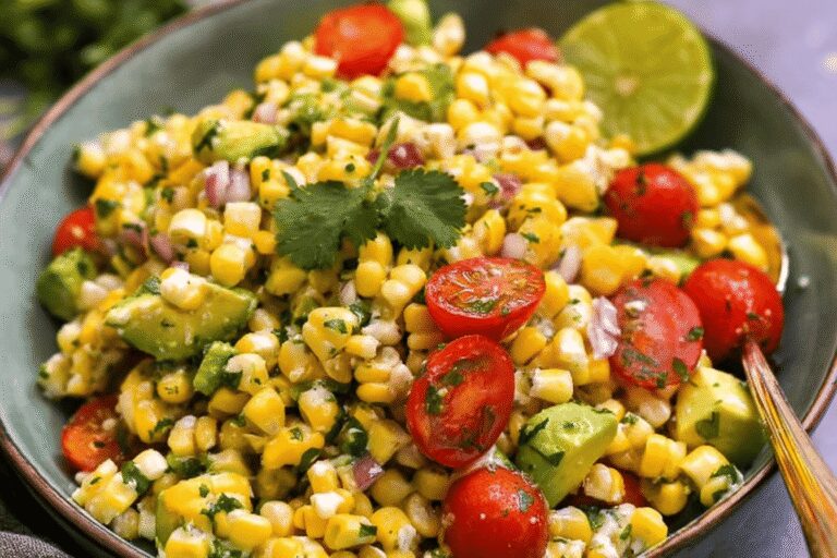 Summer Corn Salad with Avocado
