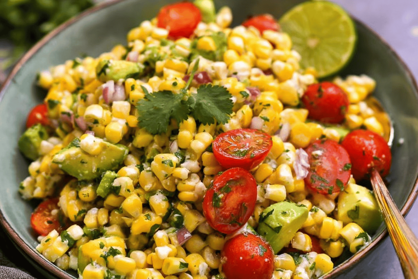 Summer Corn Salad with Avocado