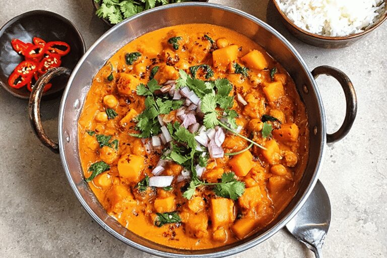 Vegan Butternut Squash Chickpea Curry