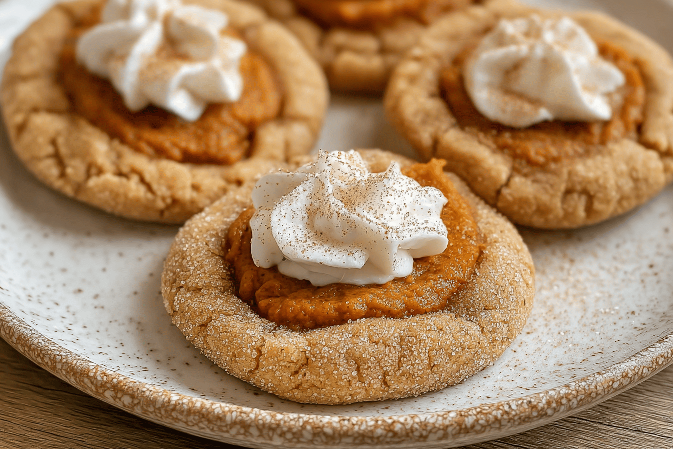 Vegan Pumpkin Pie Cookies