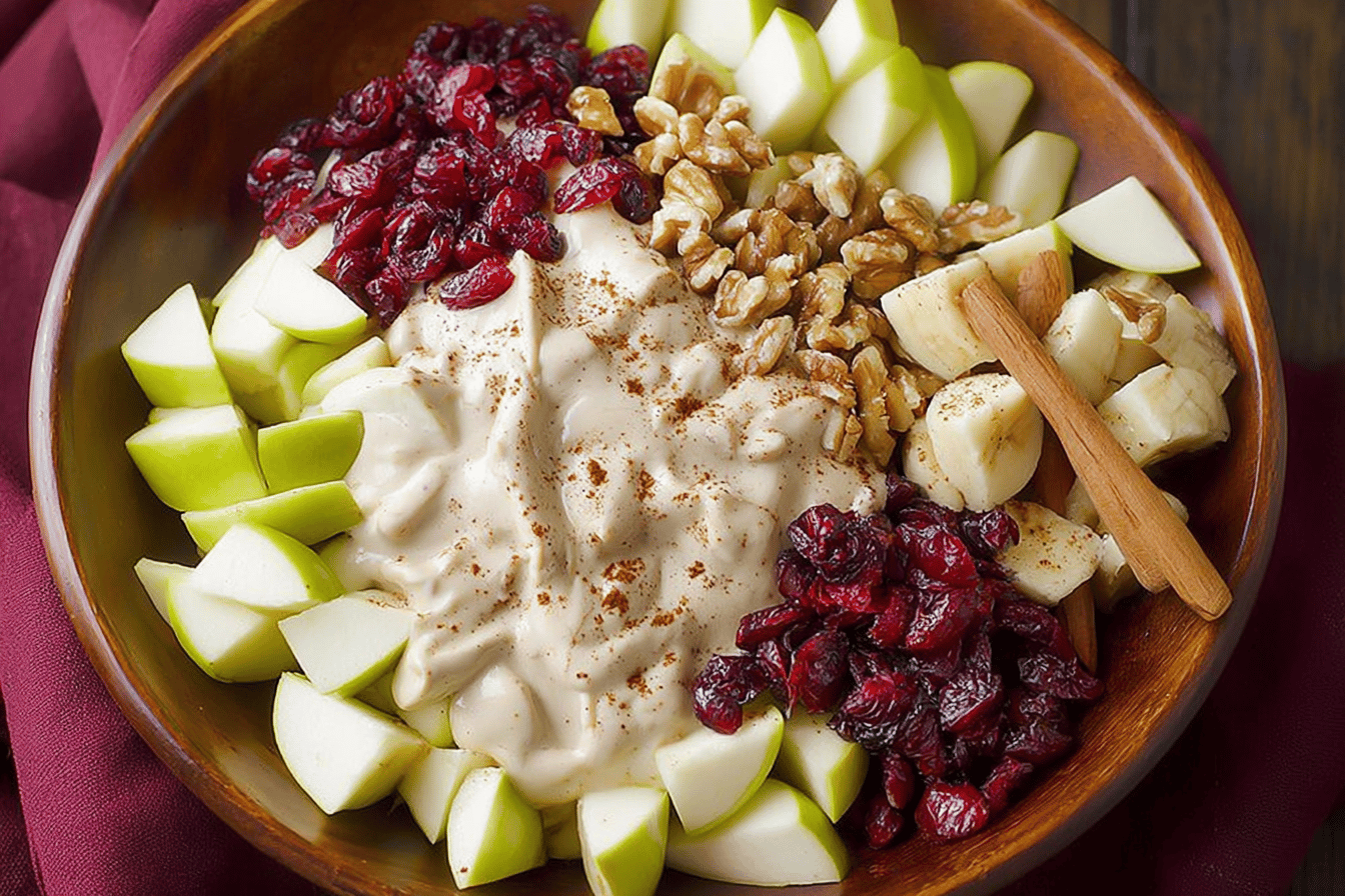 Creamy Cinnamon Apple Salad