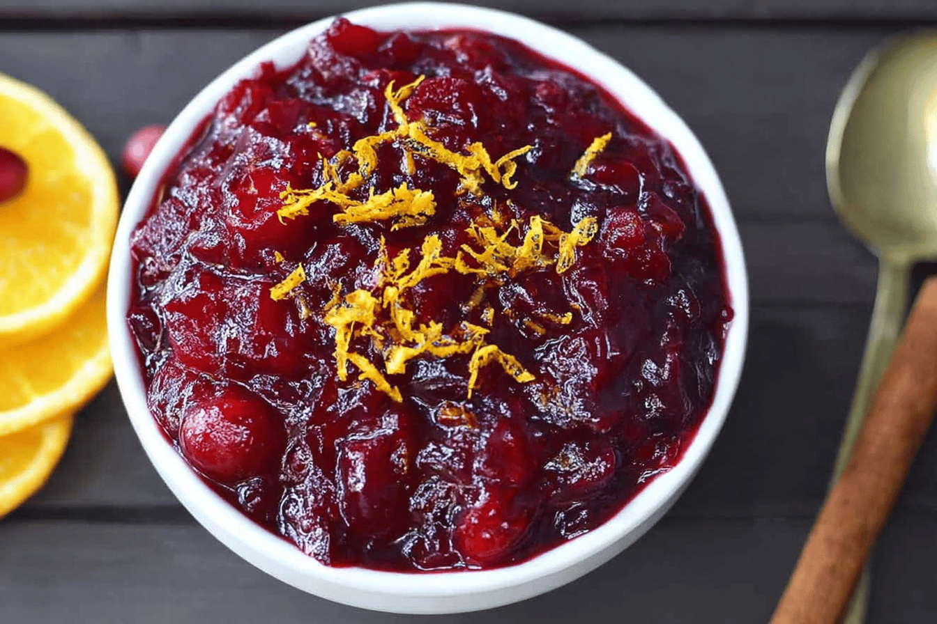 Fresh Cranberry Orange Sauce