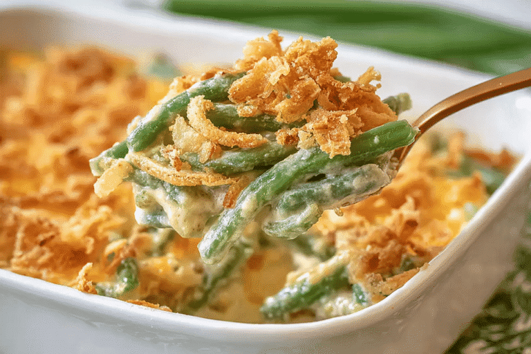 Cheesy Green Bean Casserole