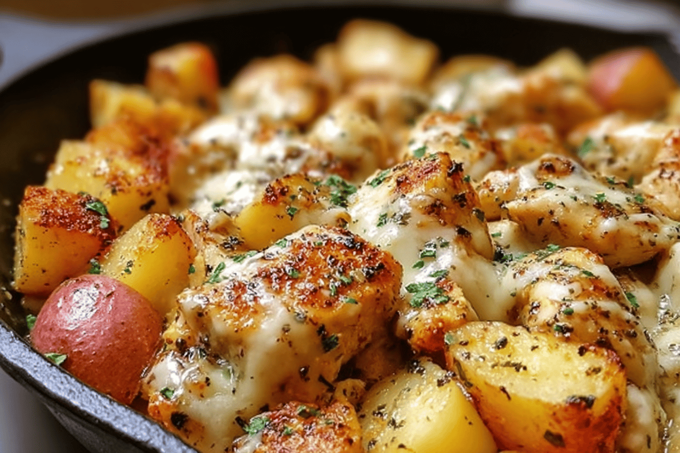 Garlic Parmesan Chicken Skillet