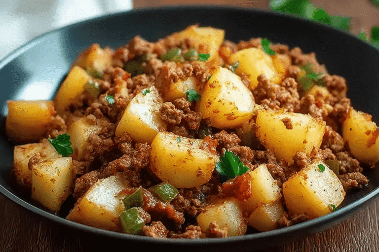 Ground Turkey with Potatoes