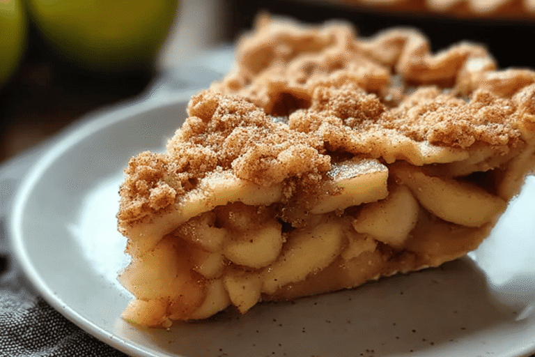 Homemade Dutch Apple Pie
