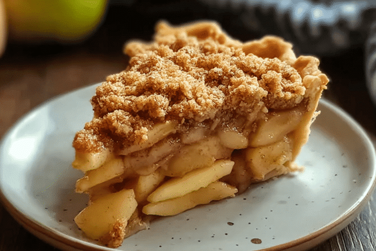 Homemade Dutch Apple Pie