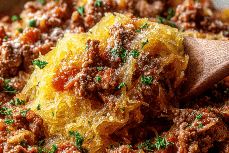 Spaghetti Squash Bolognese