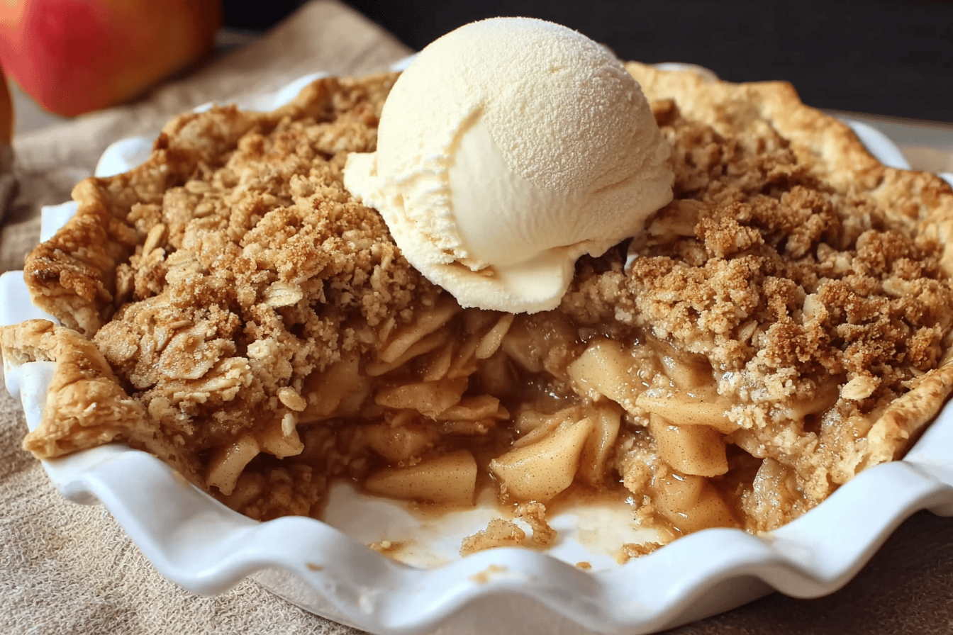Apple Crisp Pie