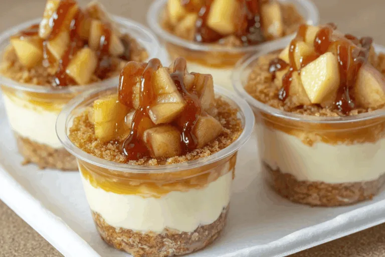 Caramel Apple Dessert Cups
