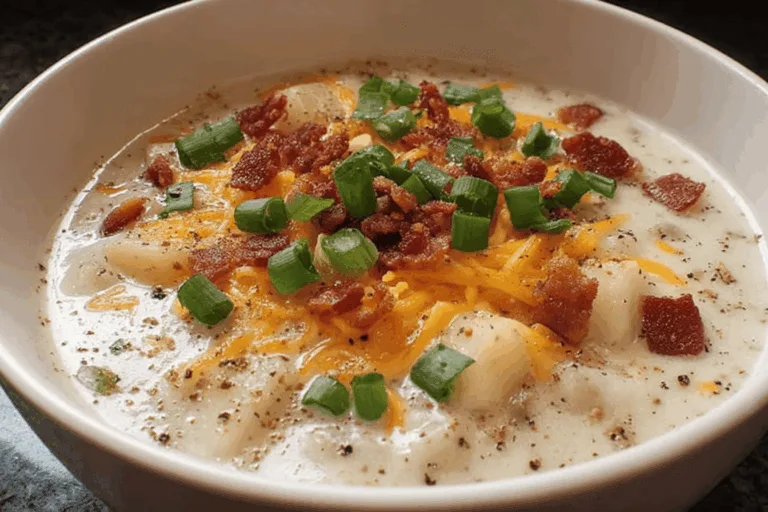 Crockpot Loaded Baked Potato Soup