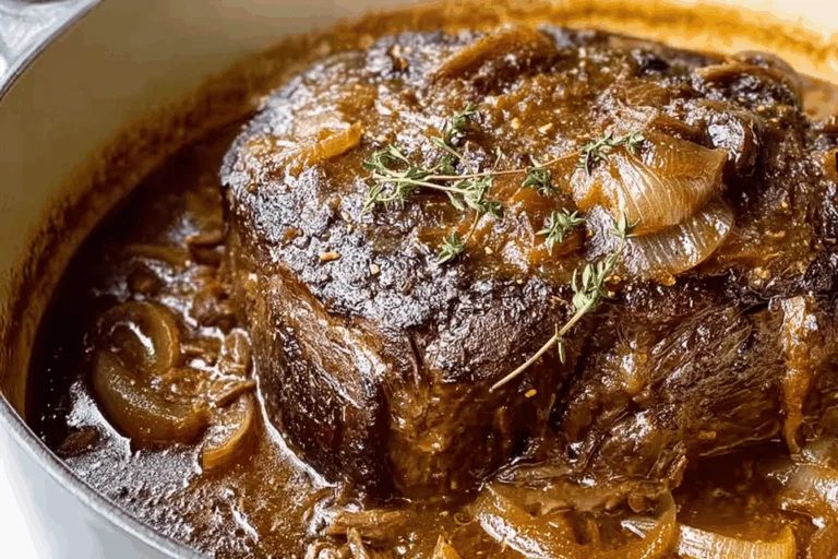 Comforting French Onion Pot Roast