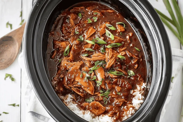 Crock Pot Bourbon Chicken