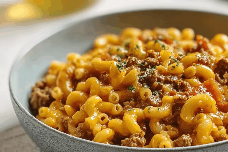 One Pot Cheeseburger Macaroni