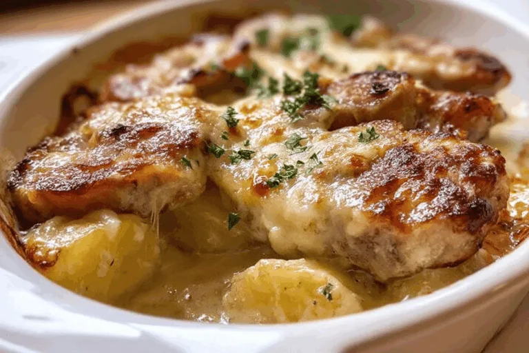 Smothered Pork Chop Casserole