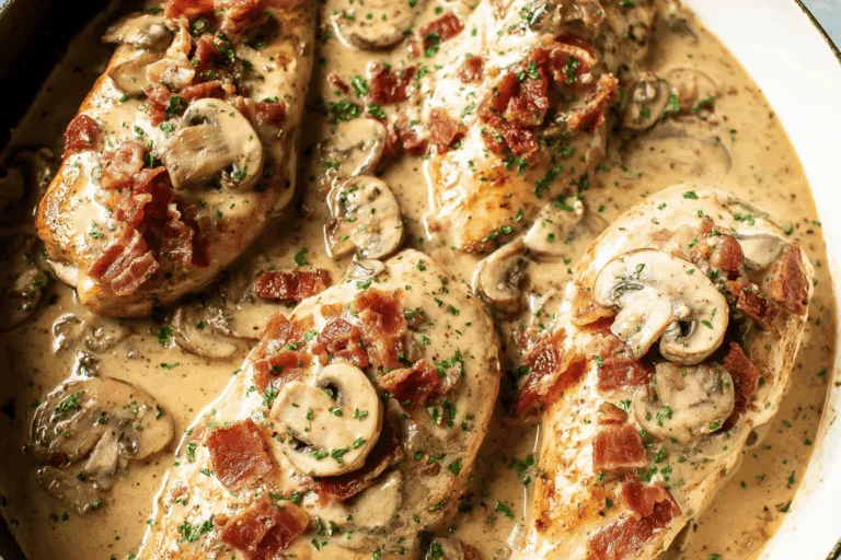 Pancetta Mushroom Chicken